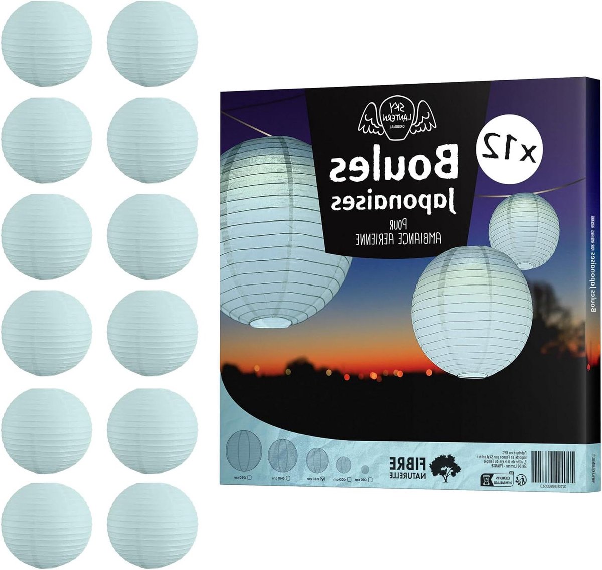 Papieren Lantaarns - Hanglampen Bal - Feestdecoratie - Handgemaakt Gecontroleerd - 30 cm -