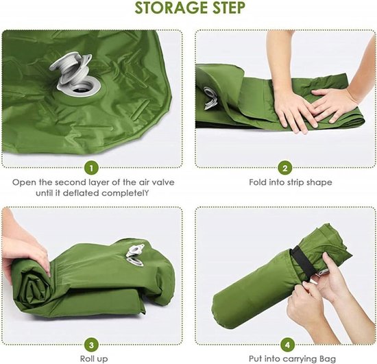 Kampeer Slaapmat - Opblaasbaar Matras Tent - Outdoor Kamperen - Vouwt Compact Op - 1.5 kg - null van Merkloos — afbeelding 4