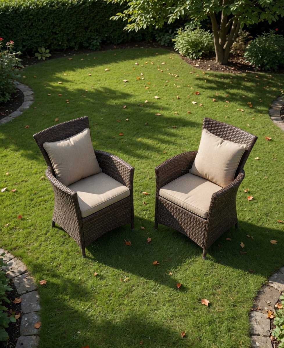 Allibert Dining stoel, bruin-Mobili Bella