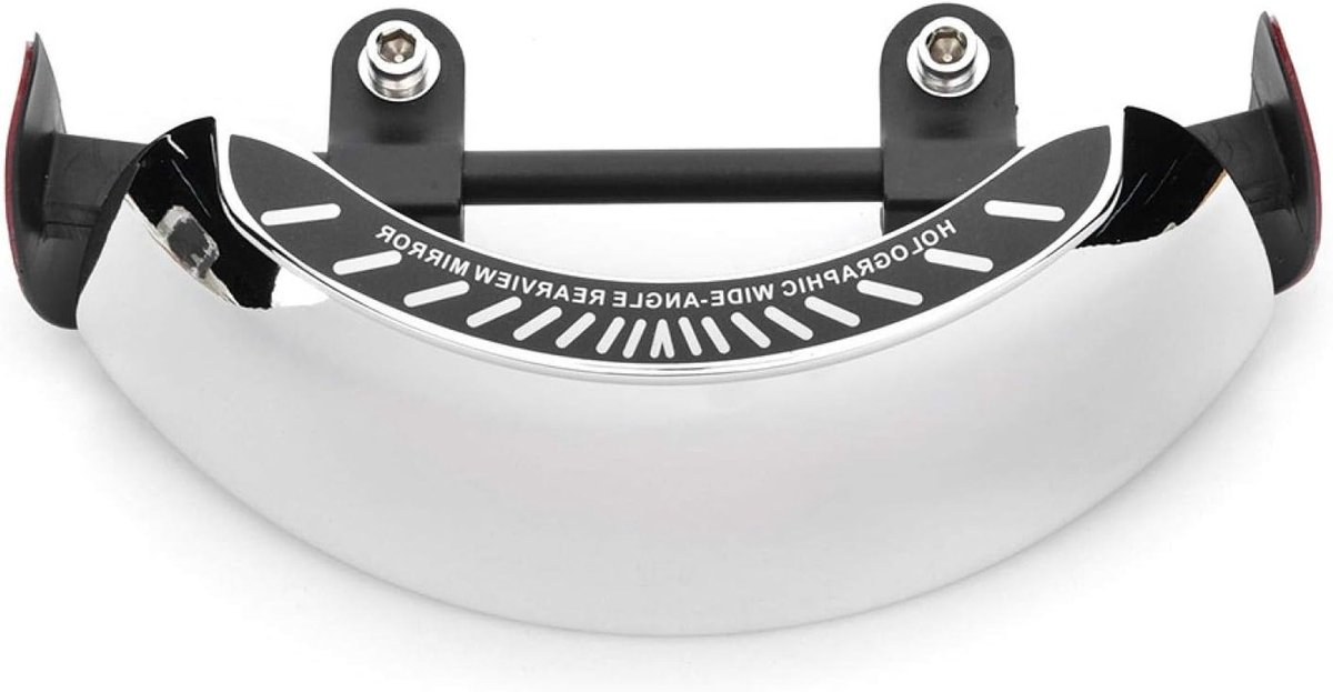 Wide Angle Achteruitkijkspiegel voor Motoren - 180° Zicht, Dode Hoek Vermijden, Panoramisch en Convex Ontwerp