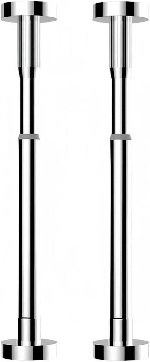 Wastafel Ondersteuning - Onderbouwgootsteun - Keukenrenovatie - Verstelbare Hoogte - 50-80 cm - Zilver