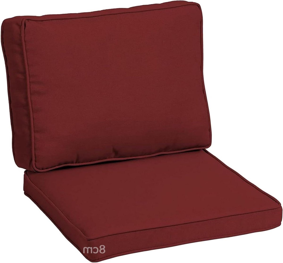 1200x1118.jpg Palletkussens op maat - Zitkussens Rugkussens - Comfortabel Zitten - Waterafstotend - 65x65x8 cm - Donkerrood - Afbeelding 1