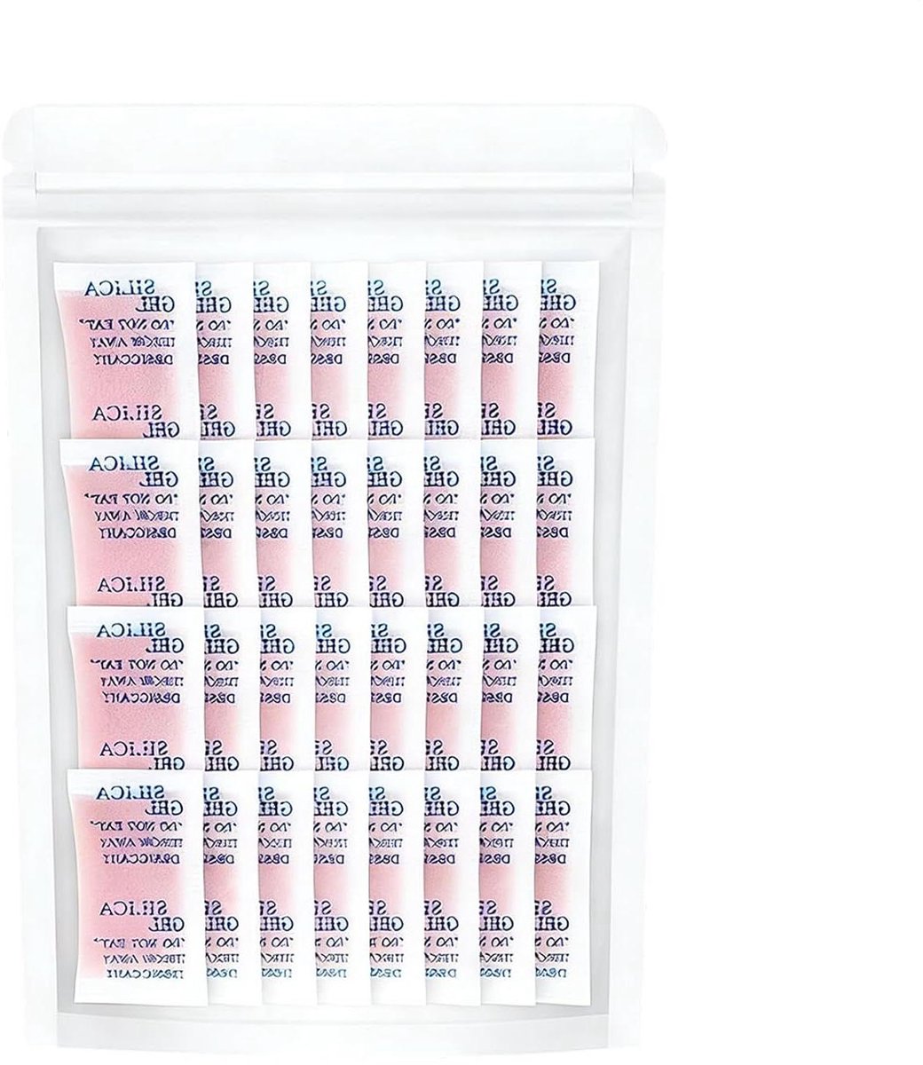 Droogmiddel Zakjes - Ontvochtiger Silica Gel - Vocht Reguleren - Herbruikbaar met Kleurindicator - 85 x 47 cm - Oranje