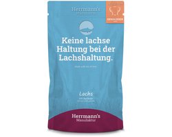 Herrmann's Adult hond Zalm met abrikoos 150 gr. - per 14 stuks