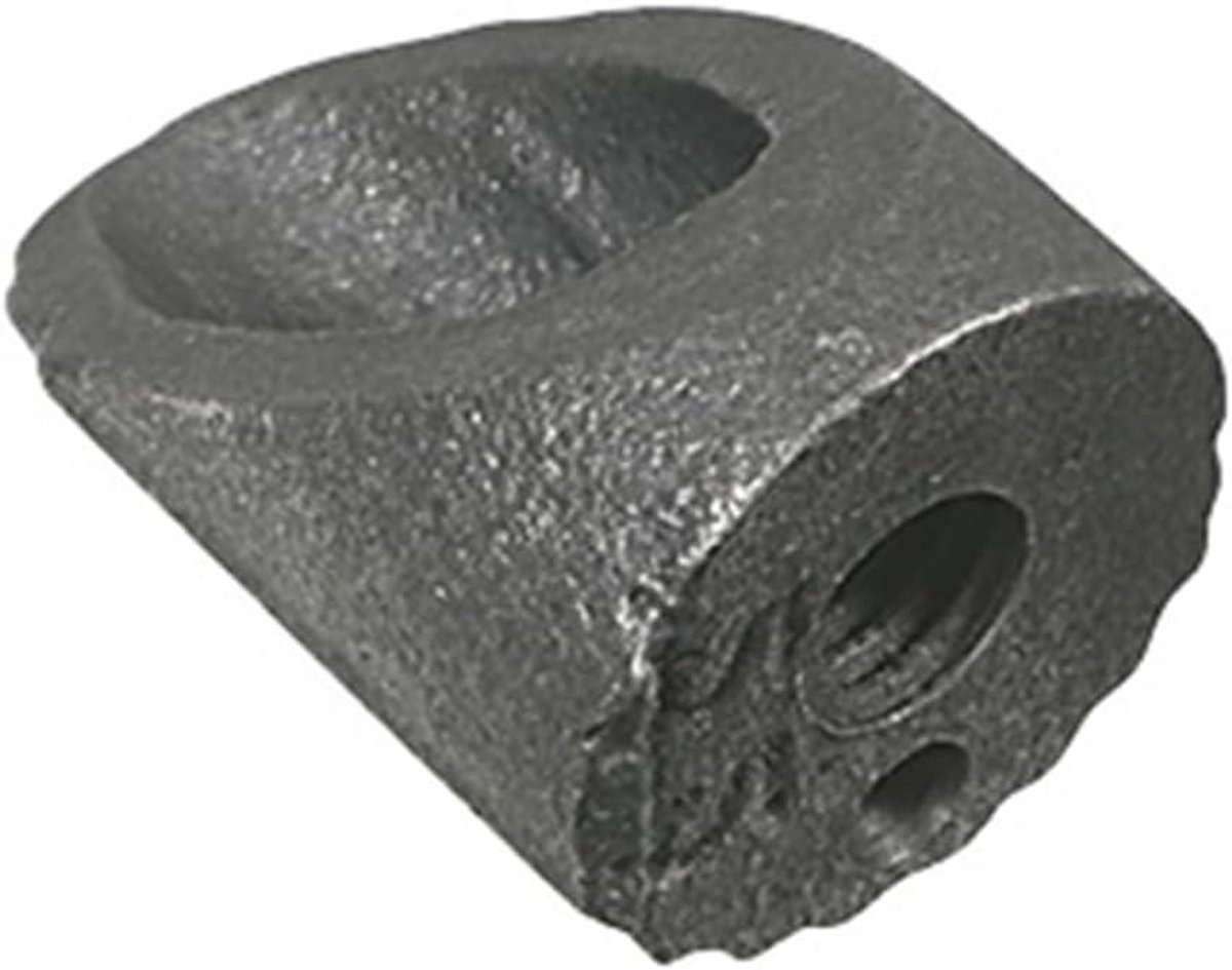 Klemwig Voorbouw - Stuurexpander - Fiets Reparatie - Met Kabelgat - M8 x 25mm - Zwart