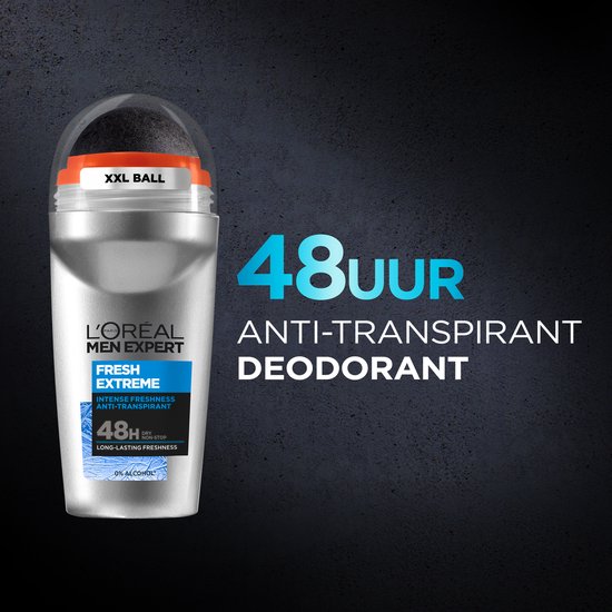 L’Oréal Paris Men Expert Fresh Extreme Deodorant Roller - 6 x 50ml