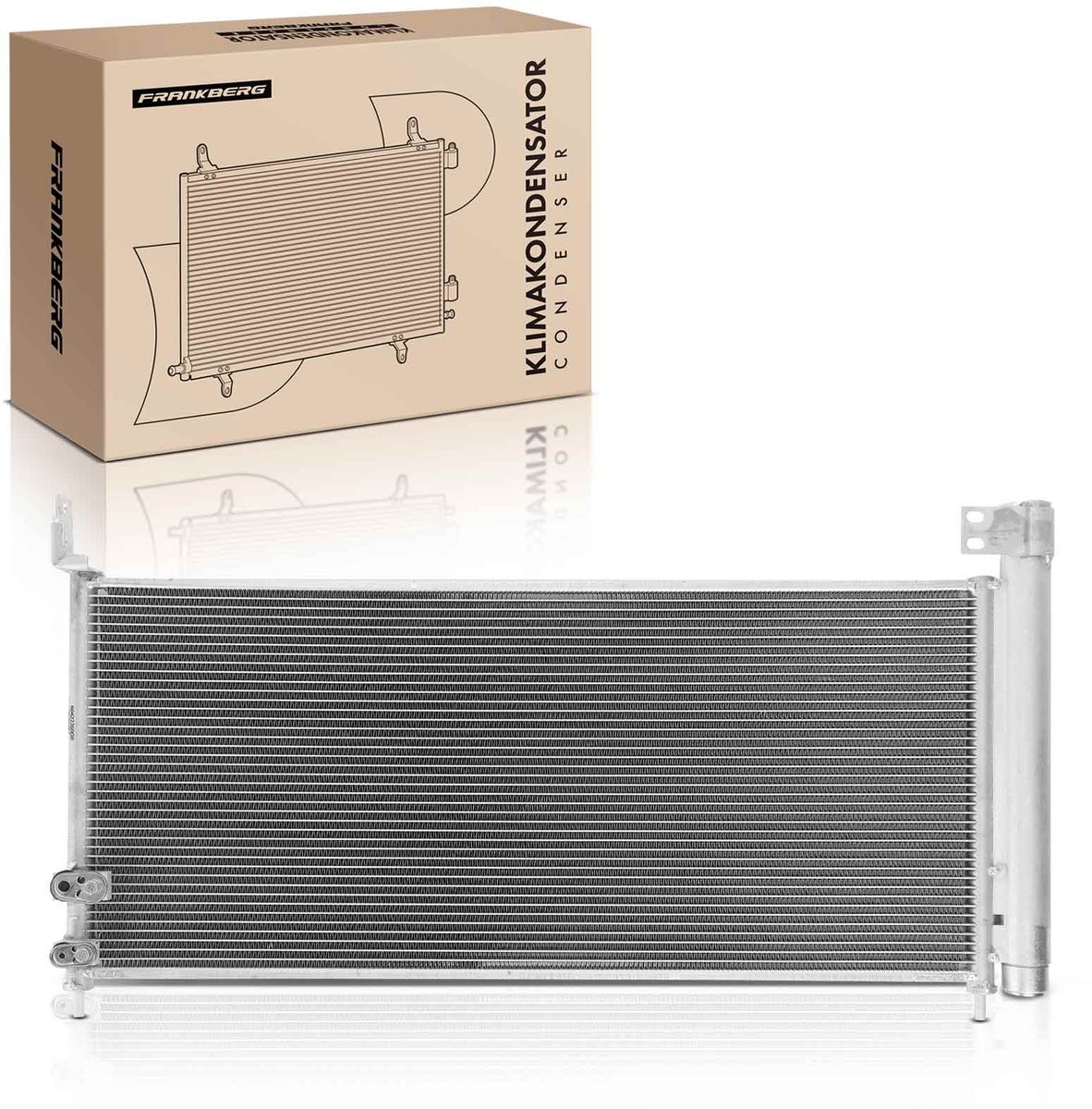 Frankberg 1x Condensator Airco voor Toyota Auris E18 18 Hybrid