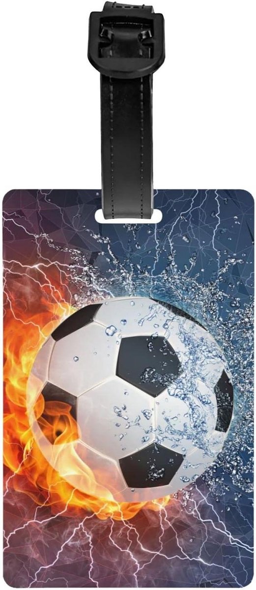 Sport Bag Labels - Naamplaatjes Koffers - Reis Bagage - Duurzaam PVC Materiaal - 8.5 x 5.3 cm - Meerdere Kleuren