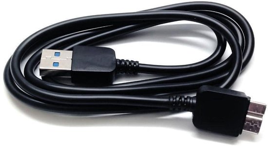 USB 3.0 Kabel - Oplaadkabel Synchronisatiekabel - Externe Schijf Aansluiten - Hoge Snelheid Dataoverdracht - 3FT - Zwart — afbeelding 2