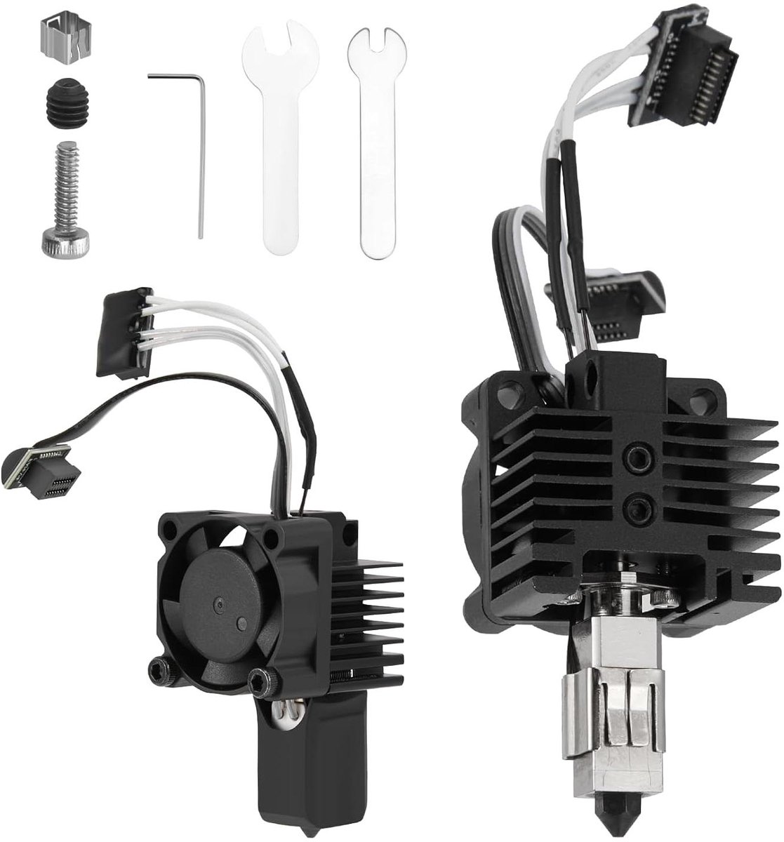 Hotend Kit - 3D Printer Onderdeel - Precisie Printen - Verbeterd Verwarming Ontwerp - 0.4 mm Mondstuk