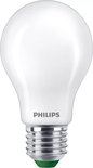 Philips LED-lamp, model A60, matglas, E27 fitting, warmwit licht.