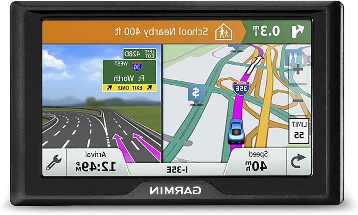 Garmin Drive 51 USA+CAN LM GPS-navigatiesysteem met levenslange kaarten, gesproken afslag-voor-afslag-richtingen, directe toegang, stuurprogrammawaarschuwingen, TripAdvisor en Foursquare-gegevens
