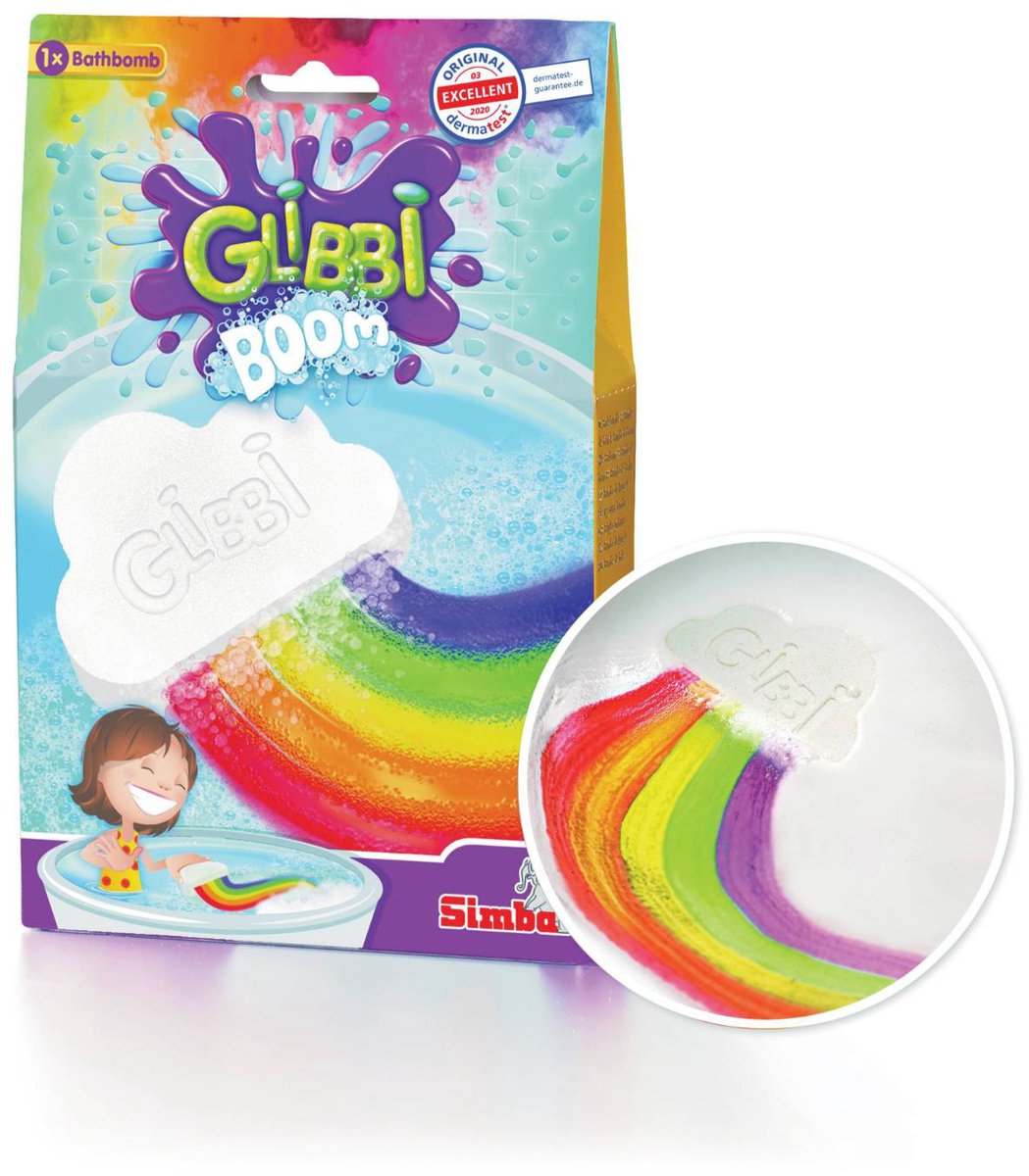 Glibbi Boom Regenboog - Badbom - vanaf 3 jaar - dermatologisch getest — afbeelding 14