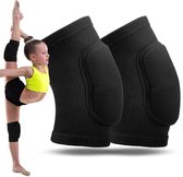 BraceUP Volleyball Kniebeschermers voor kinderen van 8 - 14 jaar, lichte, schokabsorberende kniebeschermers voor jongens en meisjes, ideaal voor sport, dans, basketbal, voetbal, skaten en meer (XS