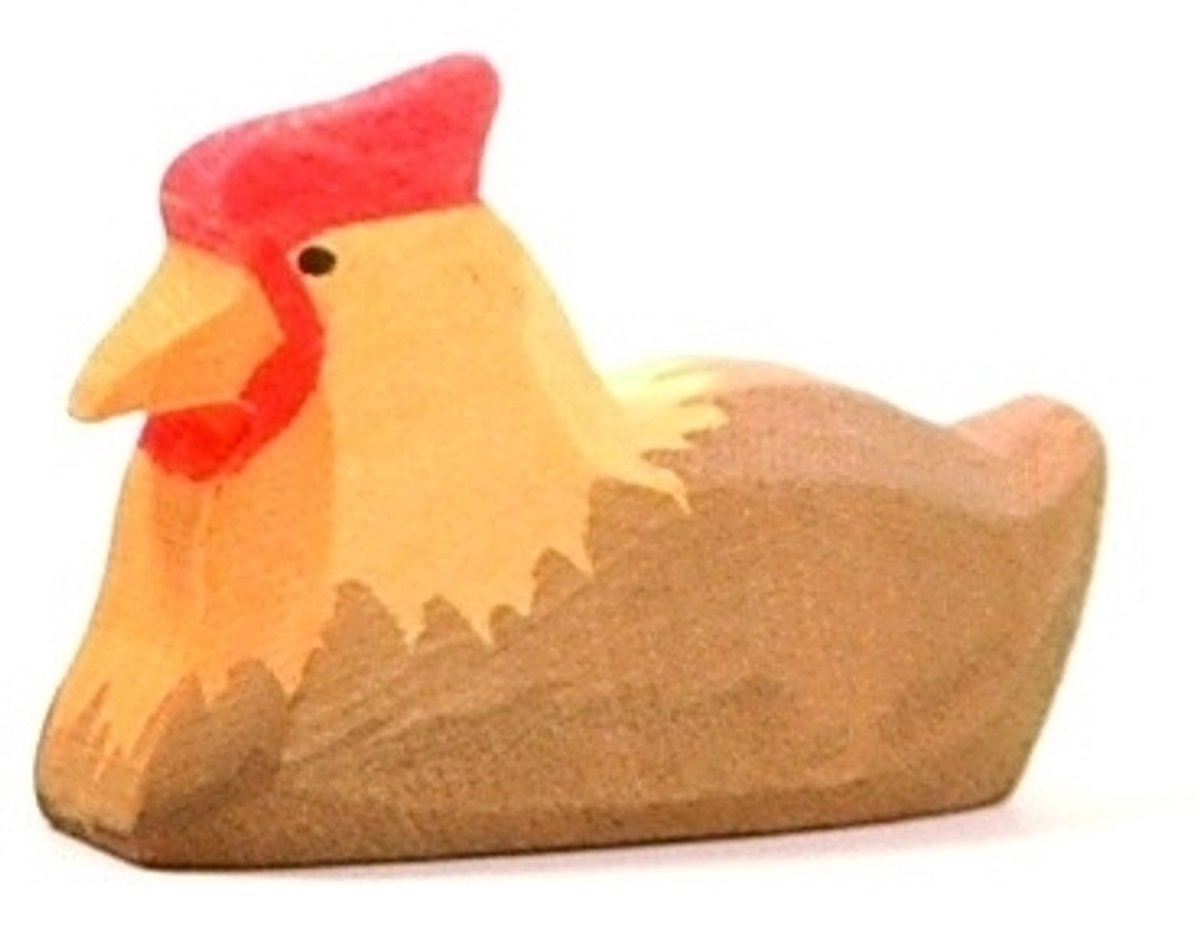 Hen Brown On Nest