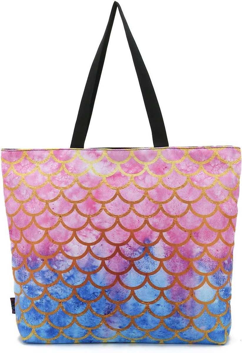 Grote Boodschappentas - Eco Tas - Dagelijkse Boodschappen - Met Binnenvak - N.v.t. - Meerkleurig