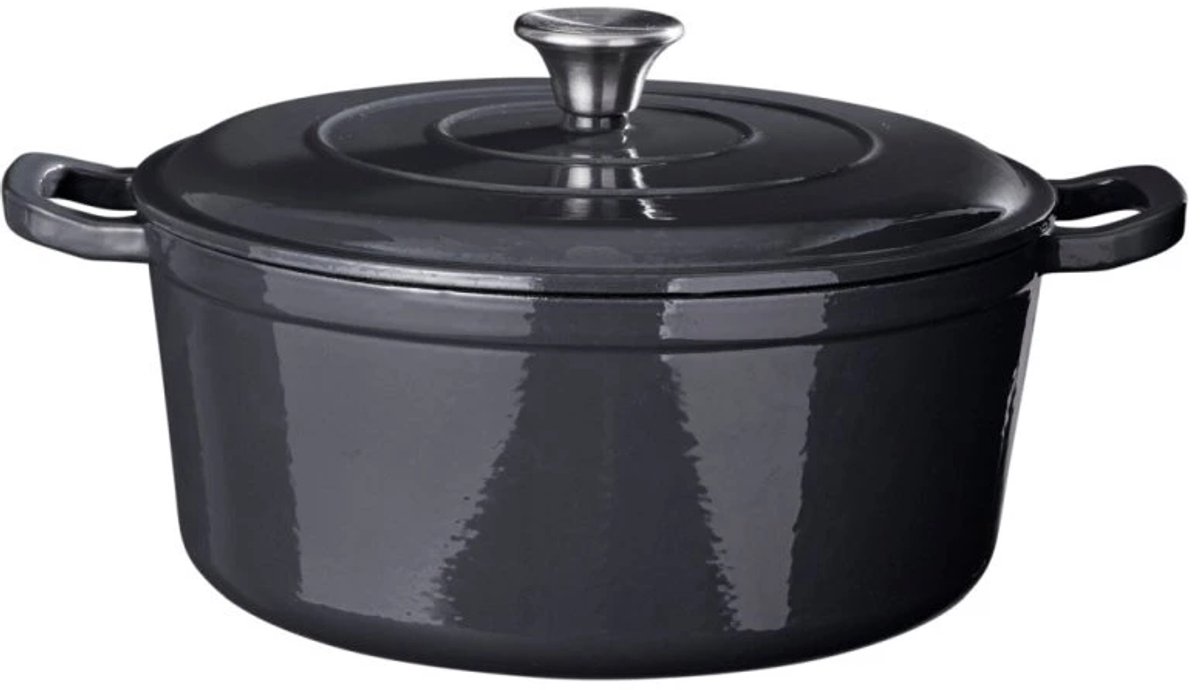 Gietijzeren Braadpan 'Siaki' grijs 28 cm