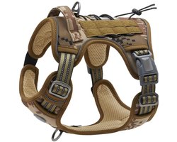 Verstelbaar anti-trek hondentuig, Geschikt voor middelgrote tot grote reflecterende honden, gemaakt van duurzame materialen. Maat: L (borstomtrek 61-94 cm).