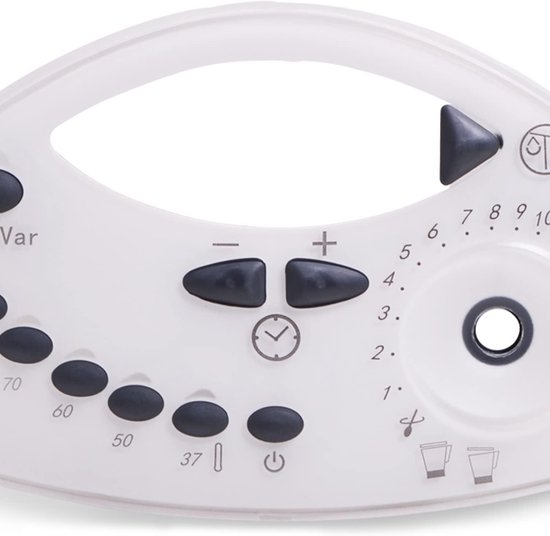 Keukenmachine Deksel - Bedieningspaneel Vervanging - Keukenmachine Reparatie - Hoogwaardig Materiaal - 30x16x6 cm - Zwart — afbeelding 3