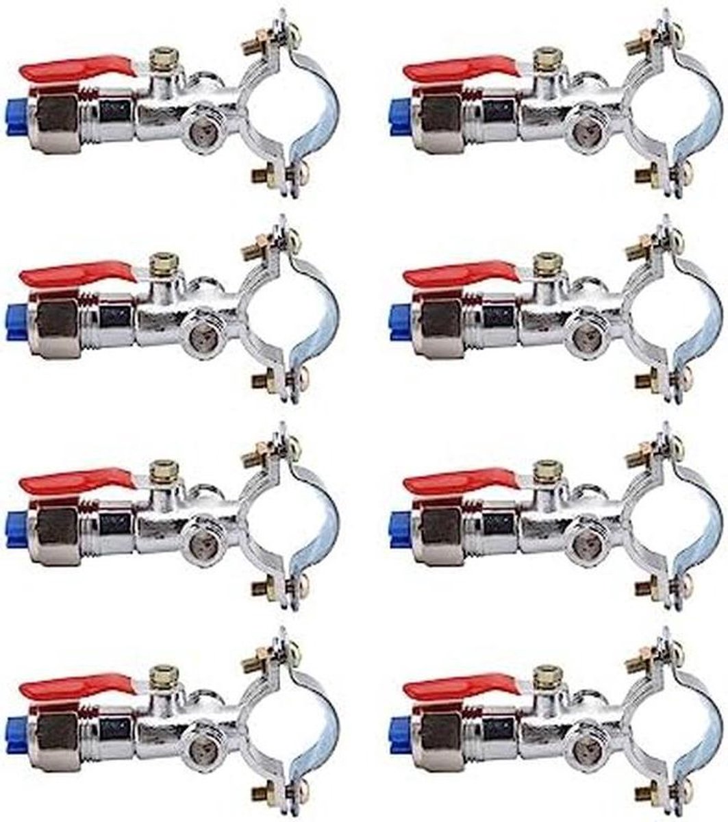 Vernevelende sproeikop, 10 stuks verstuivende sproeikop Set Zinklegering Landbouwplant Water Verneveling Ventilator Nozzle voor Thuis Tuinieren Landbouwproductie