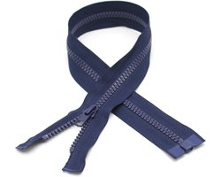DOJA Barcelona Open vest met ritssluiting, 10 stuks, 40 cm, maat 5, marineblauw, ritssluiting voor naaivest, reserveonderdelen, ritssluiting, broek, tas, jeans