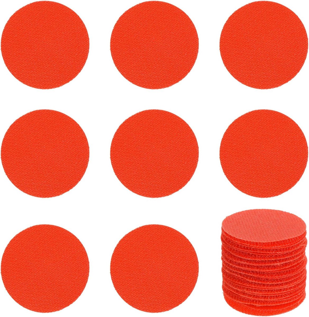 1.6 Inch Carpet Spot Markers - 35 Pcs Circle Floor Dots Markers - Carpet Stains voor Leraar Klas Decoratie en Basisschool Benodigdheden - Rood