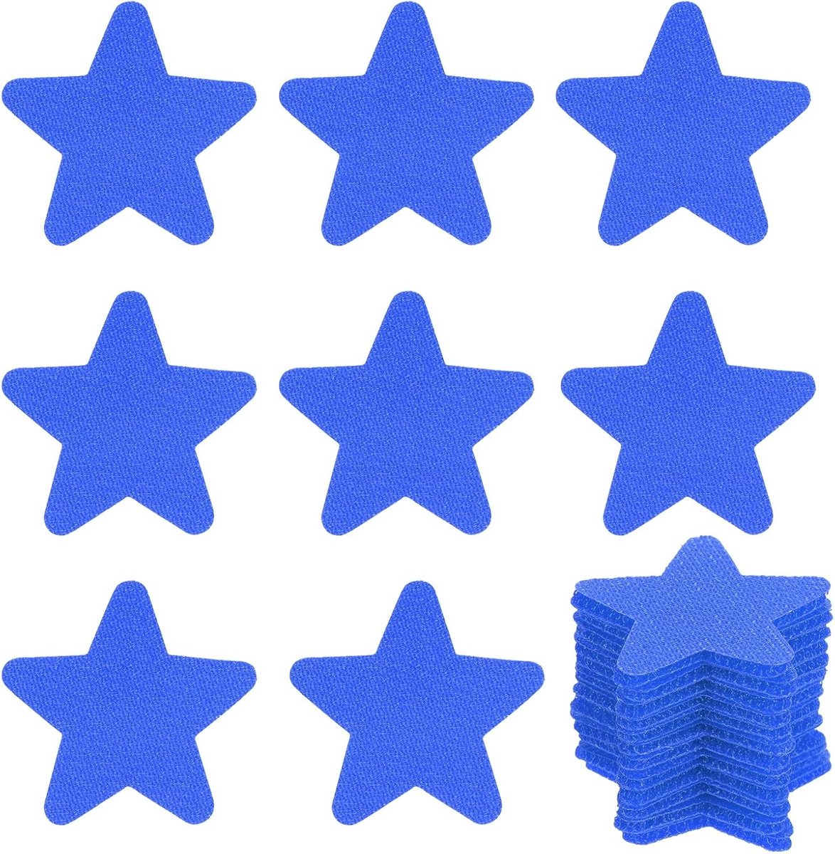 4cm Carpet Spot Markers - 40Pcs Star Floor Dots - Markers voor Vloervlekken - Decoratie voor Leraar Klaslokaal - Basis Onderwijs Kleuterschool Benodigdheden - Blauw