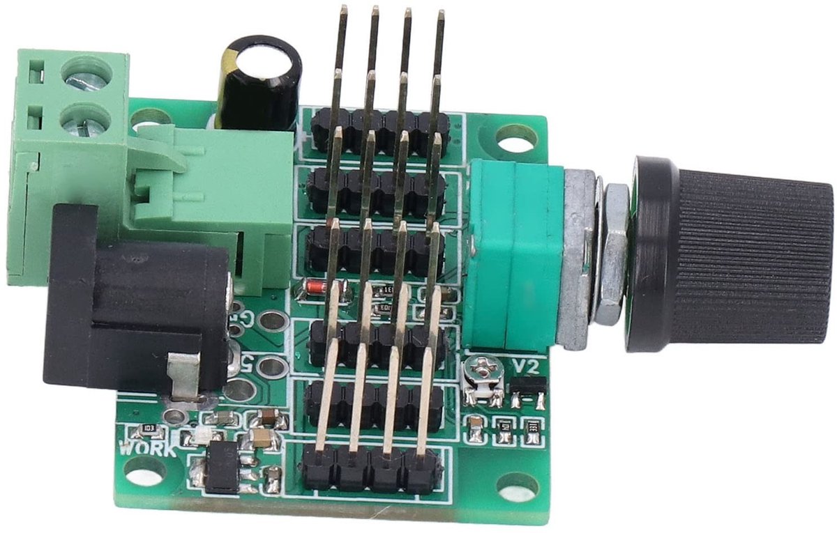 ONF3 - PWM-ventilatorcontroller - Instelbare ventilatorregelaar - Groen - 10A 5-36V - Voor koeling - Geschikt voor elektronische toepassingen - ...