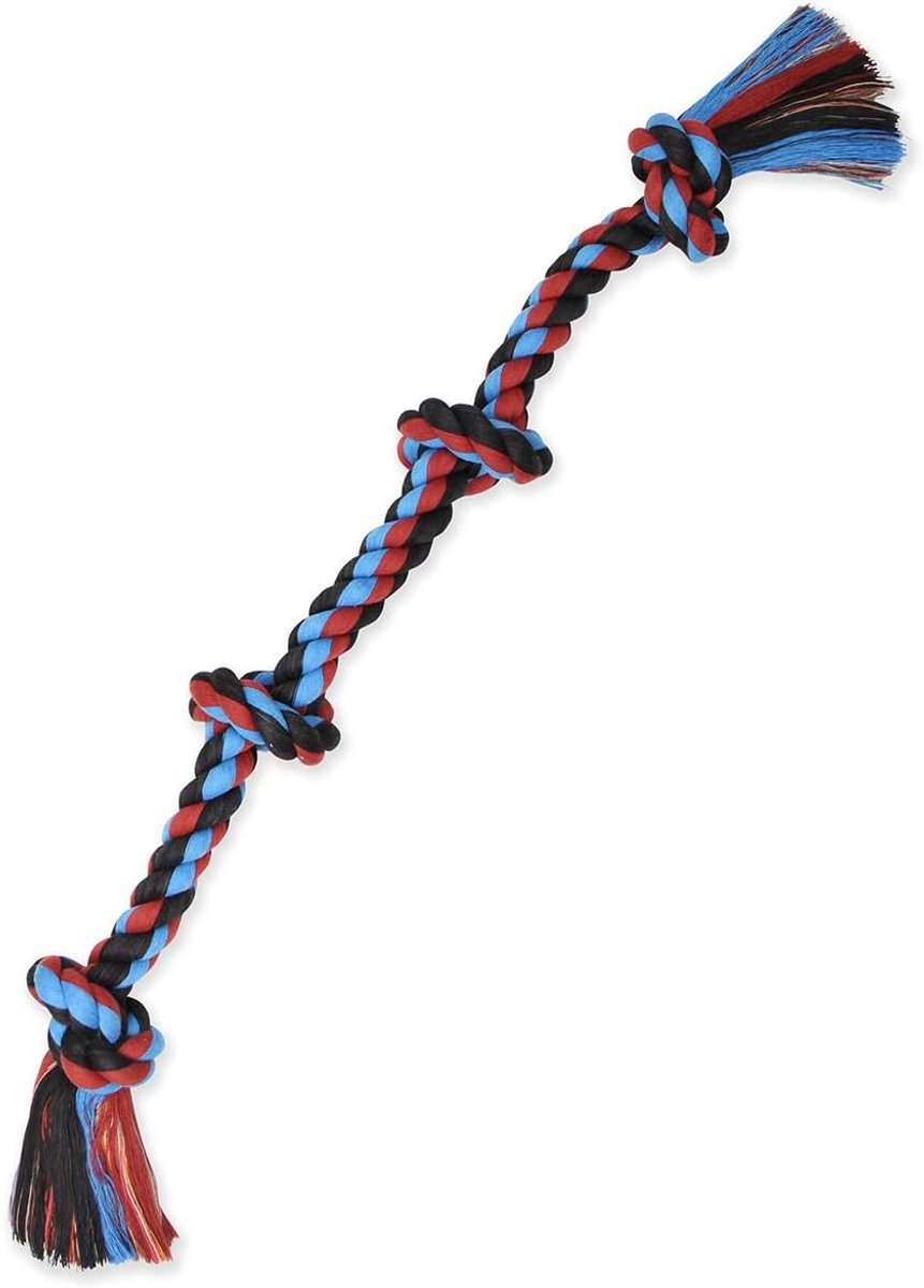Kauw Touw - Honden Speelgoed - Interactief Spel - Strak Geweven - 27 Inch - Beige