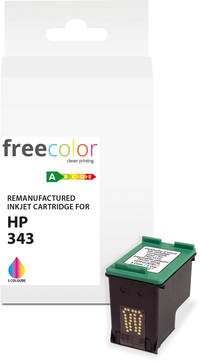 HP 343 - FREECOLOR - 3 Colours 18ml
