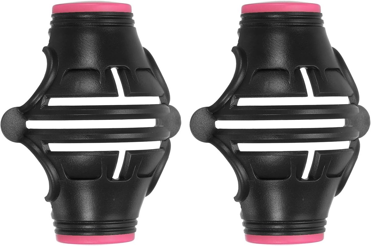 2 Pcs Golf Ball Marker Stencil - 360 Degree Triple Track Golf Ball Alignment Marking Tool - Line Drawing Marker voor Mannen Vrouwen - Zwart/Roze