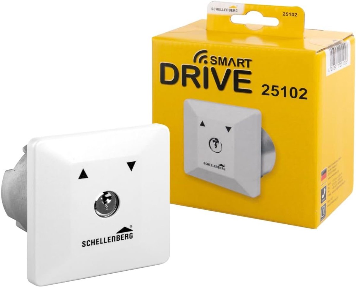 Schellenberg 25102 Inbouwsleutelschakelaar voor garagedeuren, poortaandrijvingen en elektrische deuropeners.