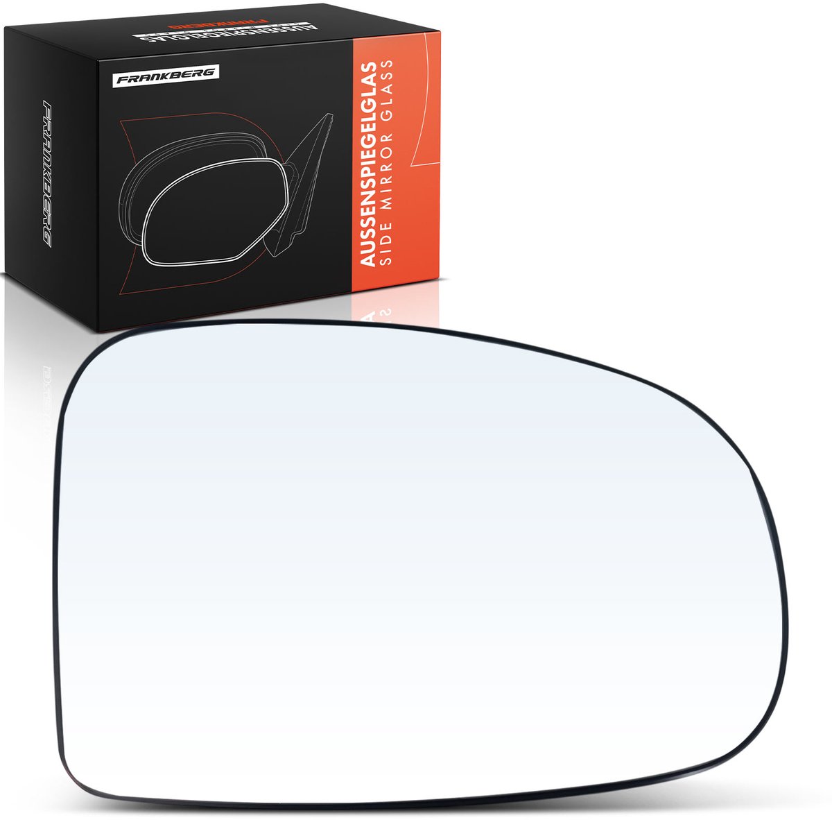 Frankberg 1x buitenspiegelglas rechts voor Toyota IQ J1 10L 14L