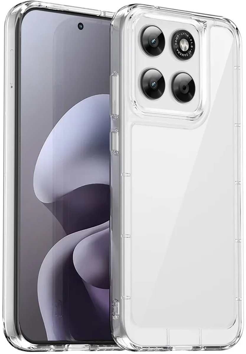 Hoesje geschikt voor Motorola Moto G67/G77 - Phonesta Acrylic Hybrid Back Cover - Transparant
