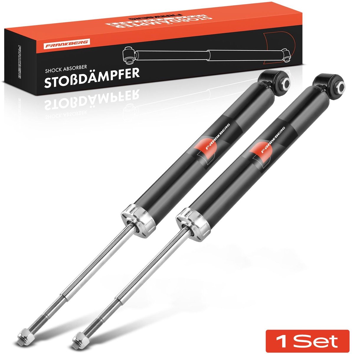 Frankberg 2x Schokdemper Achteras voor Smart
