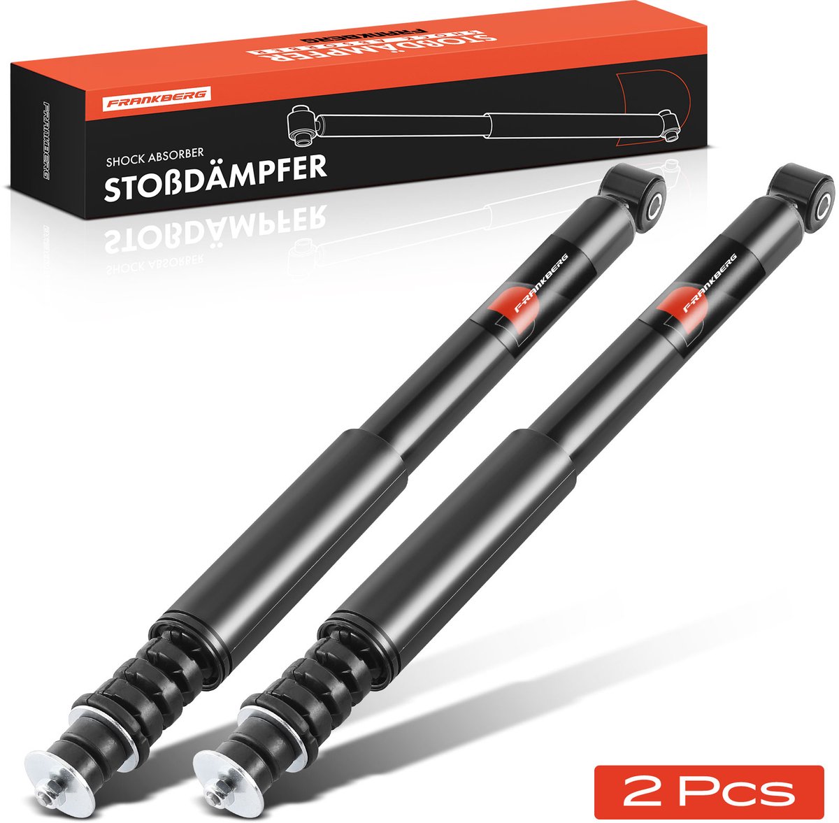 Frankberg 2x Demper Achteras voor Renault