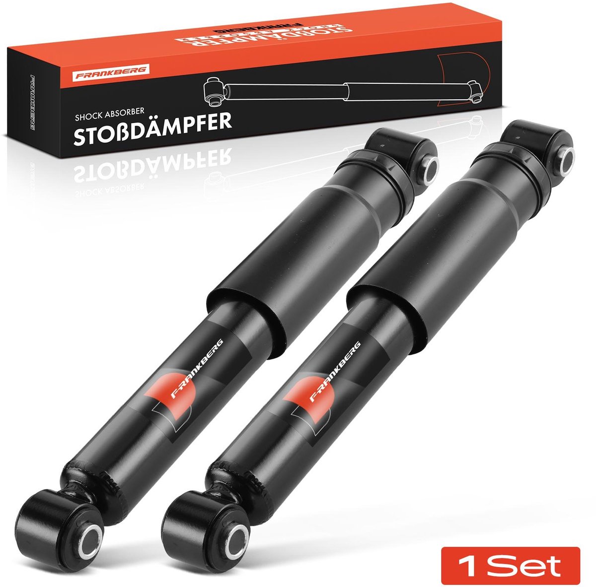 Frankberg 2x Demper Achteras voor Dacia
