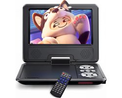 VLSelect® DVD Speler Auto - Draagbare DVD Speler - Portable DVD Speler - 9,5 Inch