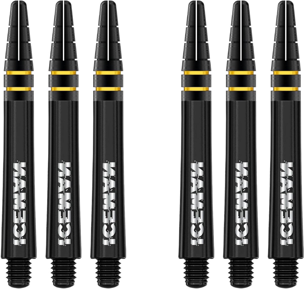 Dartschachten - Dartpijlen assen - Darts spel - Vluchtvergrendeling systeem - 39 mm - Zwart Goud