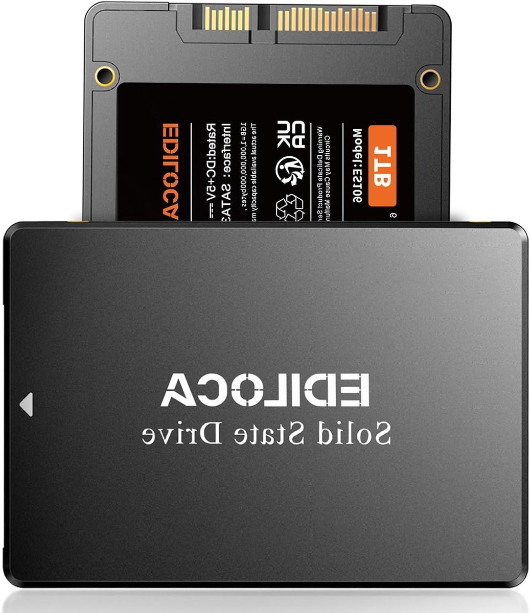 Interne SSD - Solid State Drive - Computer Versnellen - 3D NAND TLC - 1 TB - Zwart