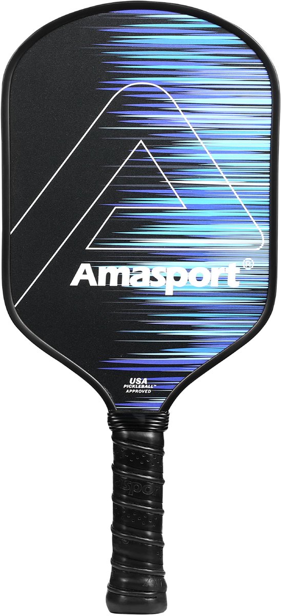 Pickleball Paddle PA016-DNP Blauw – Carbon Paddle – Power & Control – AMA Sport