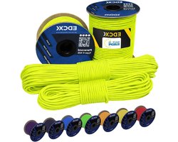 Nylon Touw - Paracord Koord - Outdoor Activiteiten - 3 Strengen Kern - 3 mm Dikte - Sofit Geel