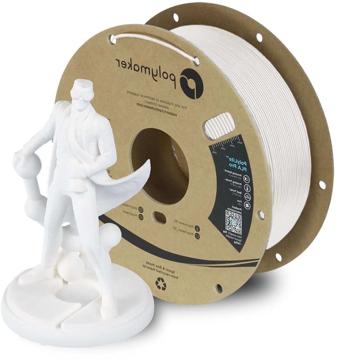 PLA Pro Filament - 3D Printer Draad - Sterke Onderdelen Printen - Hoge Slagsterkte Stijfheid - 175 mm 1 kg