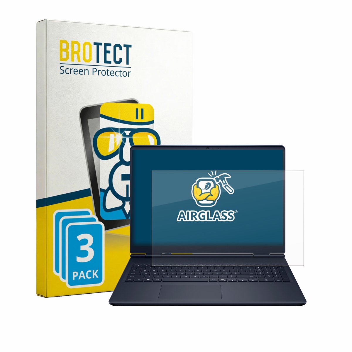 Screenprotector 3 Stuks voor Alienware 16 Aurora AC16250 Beschermglas transparant