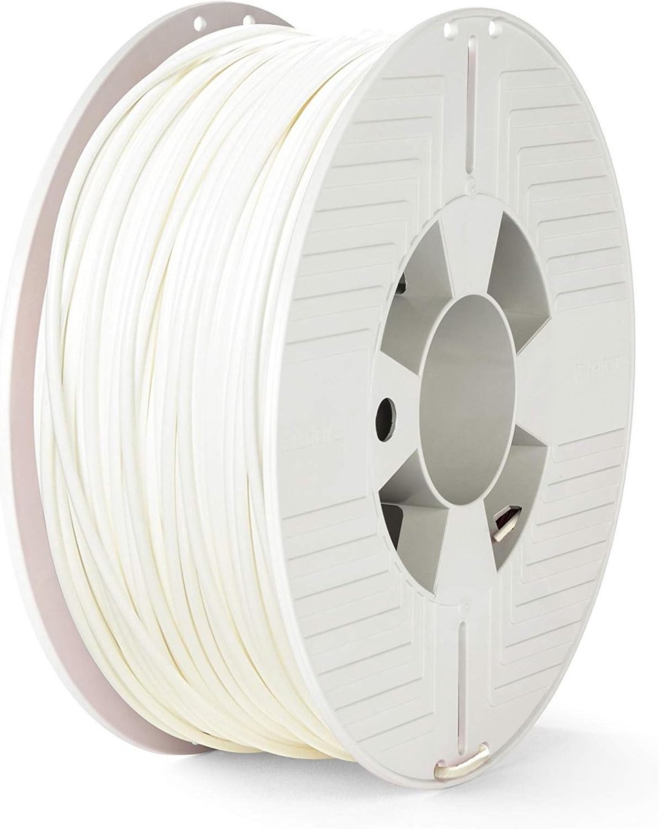 PLA Filament - 3D Printmateriaal - Concept Modellering - Reukloos Biopolymeer - 1 kg - Wit