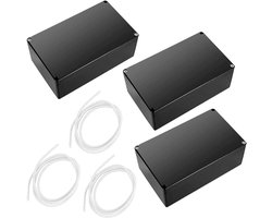 Junction Box - 3 Pack ABS Cable Housing - Waterproof Distribution Box voor Binnen en Buiten - 100 x 68 x 50 mm - Geschikt voor Elektronische Kabels