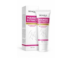 BIOAQUA Ontharingscrème Mango Extract | Hair Removal Cream Dames | Pijnloze Ontharing Gevoelige Huid | Intieme Zone Bikini Oksels Benen Armen | Snelle Haarverwijdering | Hydraterend Verzachtend | Anti Haar Groei | Glad Resultaat Zonder Irritatie