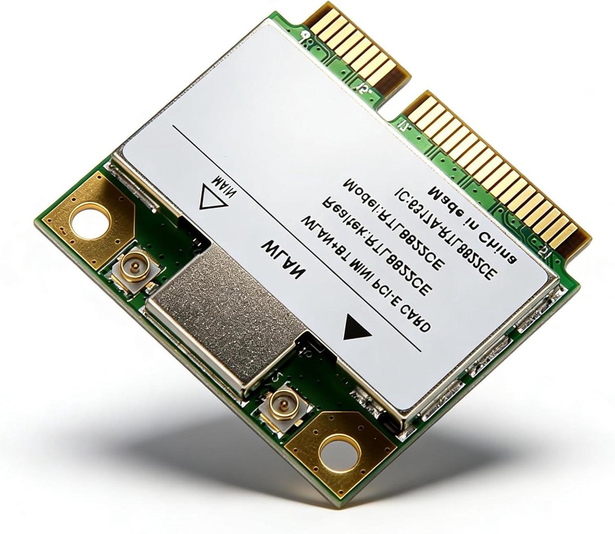 Draadloze Netwerkkaart - WiFi Bluetooth - Snelle Internetverbinding - Dual Band 5.1 - Mini PCIe - Groen