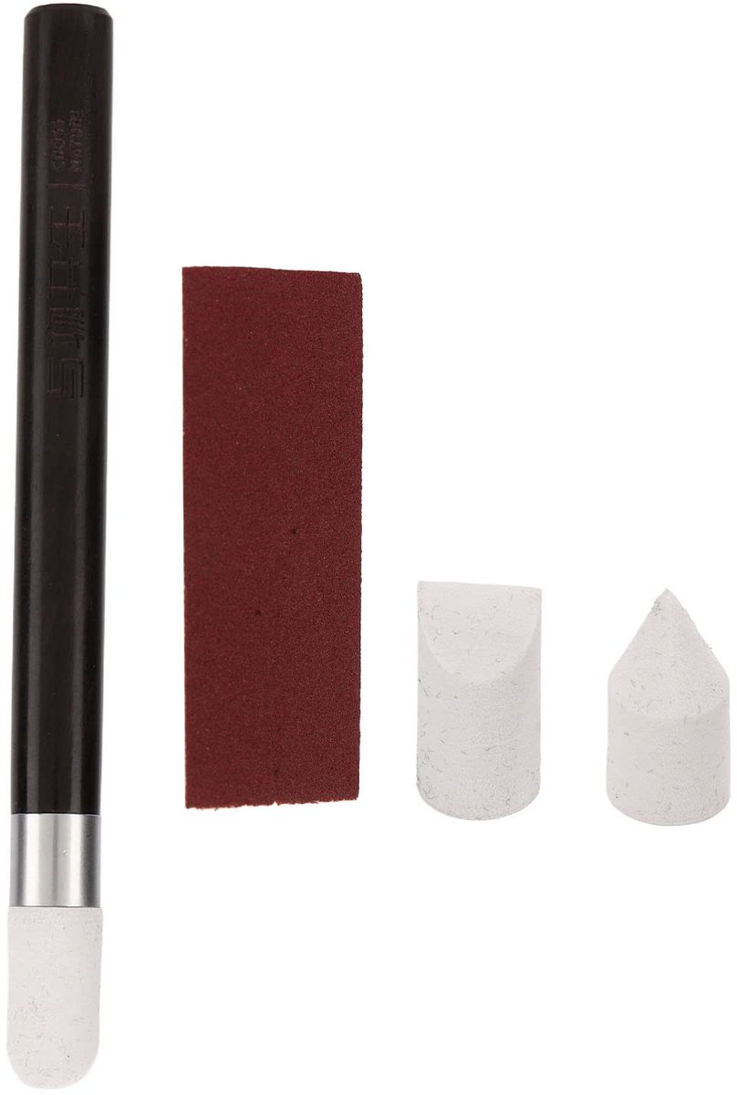 SPHProducts - Wrijvingstift om te spuiten - Mengstompen - Voor schetsen en schilderen - 2 gummen met verwisselbare kop - Creatief tekenen - Geschikt v