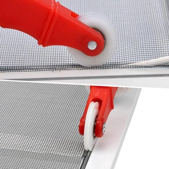 3 Pcs Tool Puller Fly Screen Vervangingsgereedschap - Double Wheel - Inroller met Houten Handvat - Muggennet Raam Fly Screen Reparatie Tool voor Vensters en Deuren — afbeelding 3